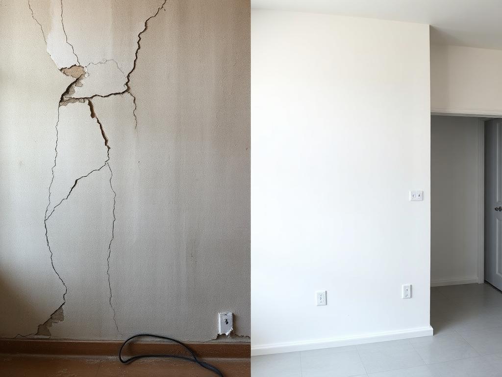 Reparo e pintura de parede